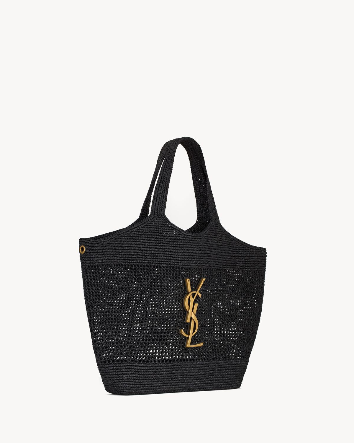 BLACK RAFFIA ICARE