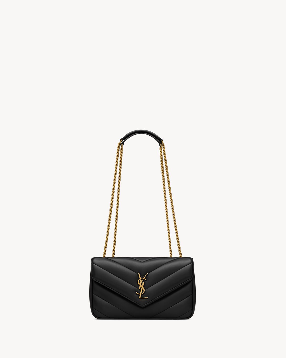 LouLou Small in Black Matelassé