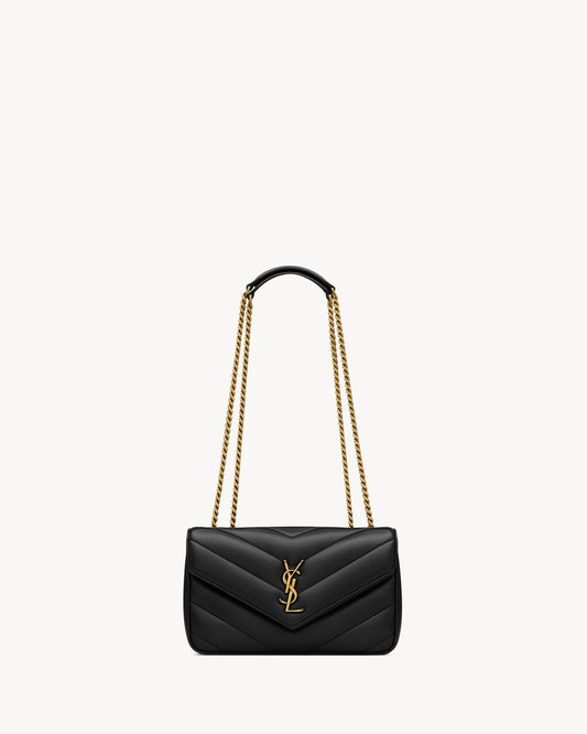 LouLou Small in Black Matelassé