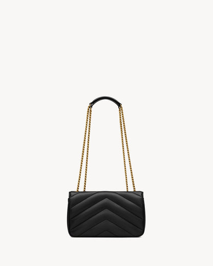 LouLou Small in Black Matelassé