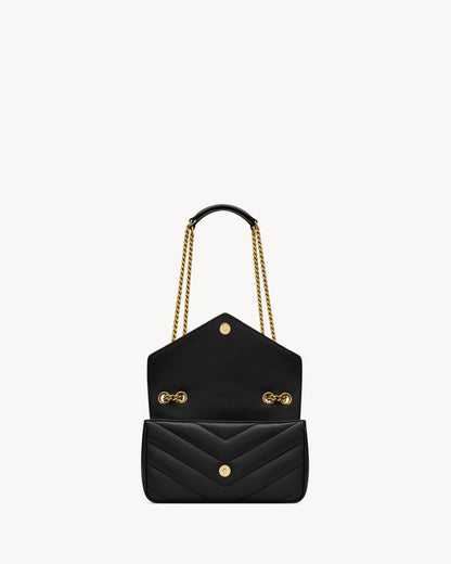 LouLou Small in Black Matelassé