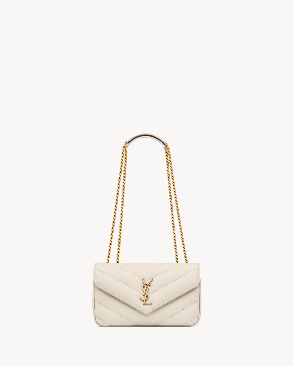 LouLou Small in White Matelassé
