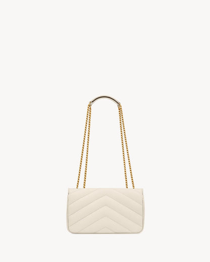 LouLou Small in White Matelassé