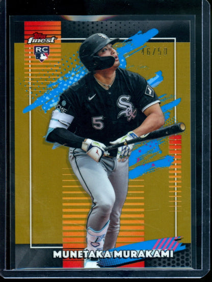 2026 Topps Finest Munetaka Murakami Rookie Gold Refractor /50 White Sox