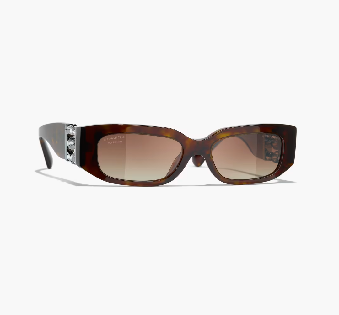 Dark Tortoise Oval Sunglasses