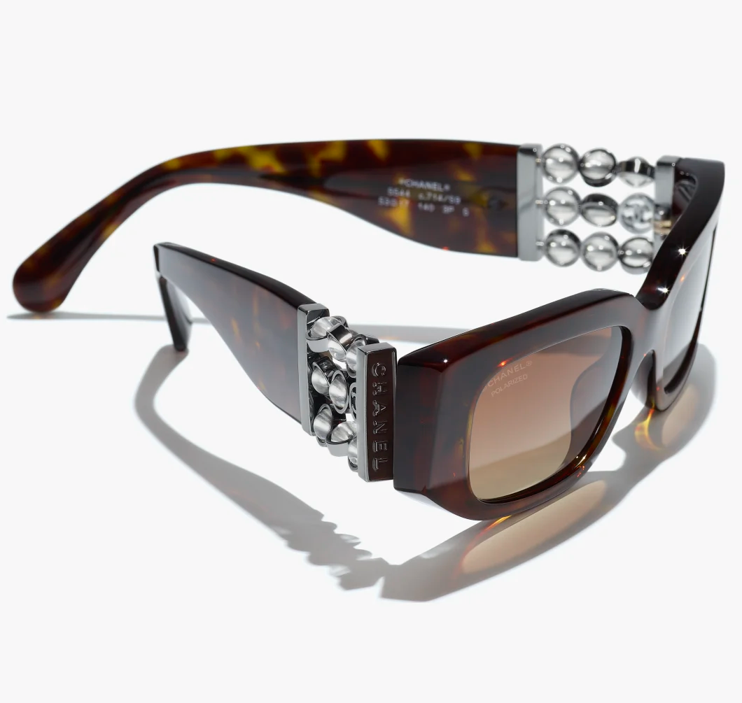 Dark Tortoise Oval Sunglasses