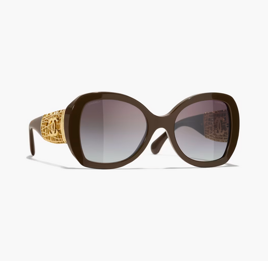 Dark Taupe Butterfly Sunglasses
