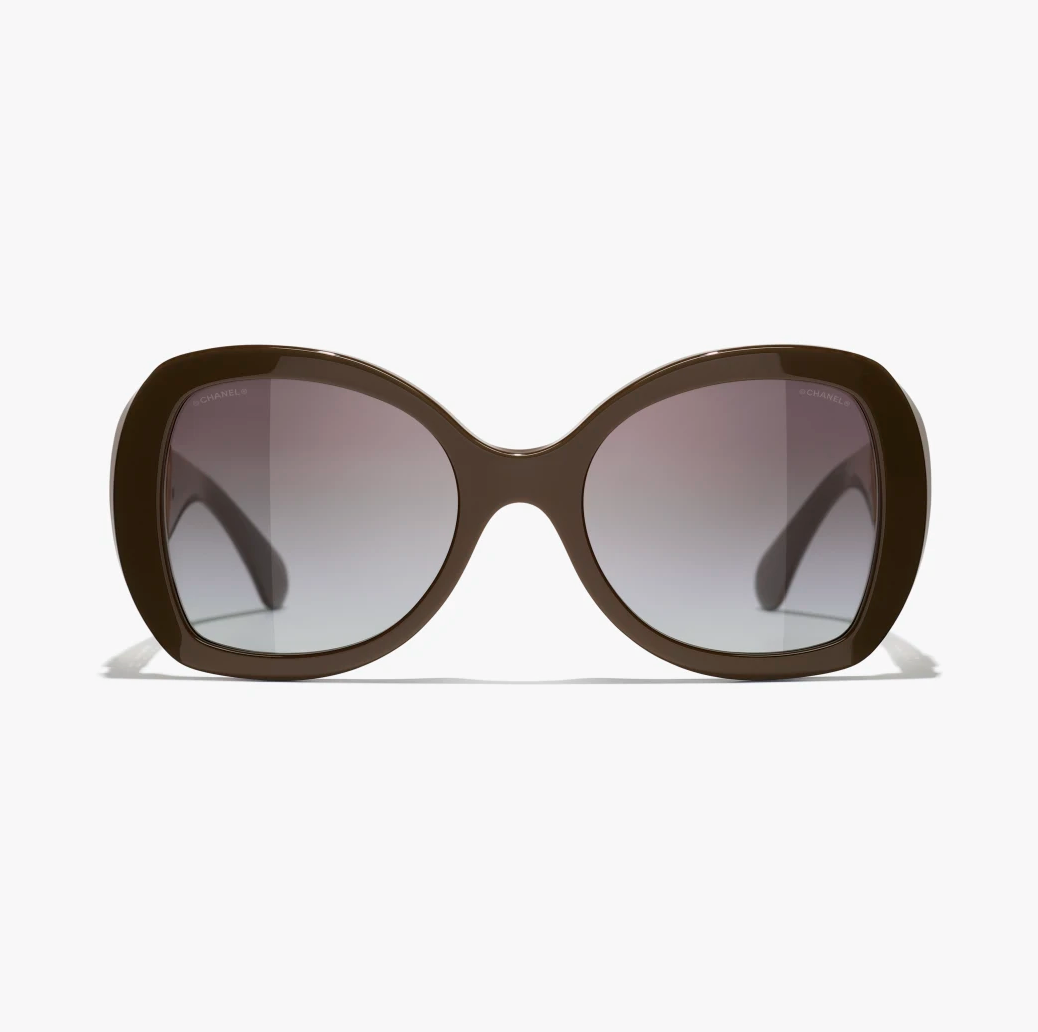 Dark Taupe Butterfly Sunglasses