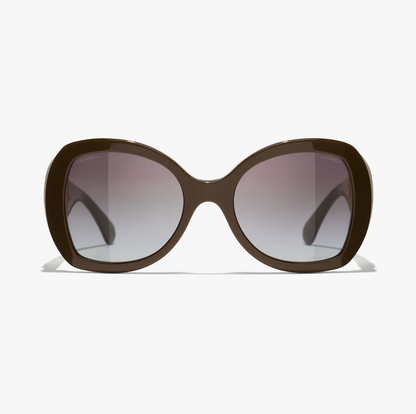 Dark Taupe Butterfly Sunglasses