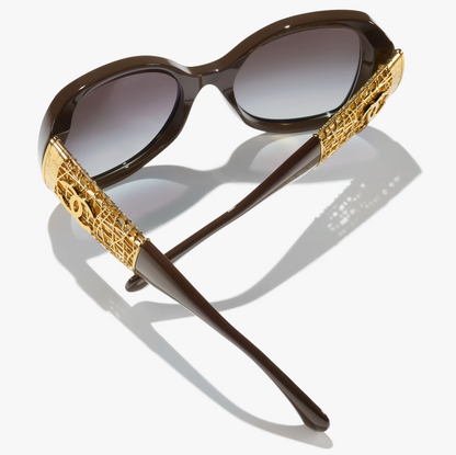Dark Taupe Butterfly Sunglasses