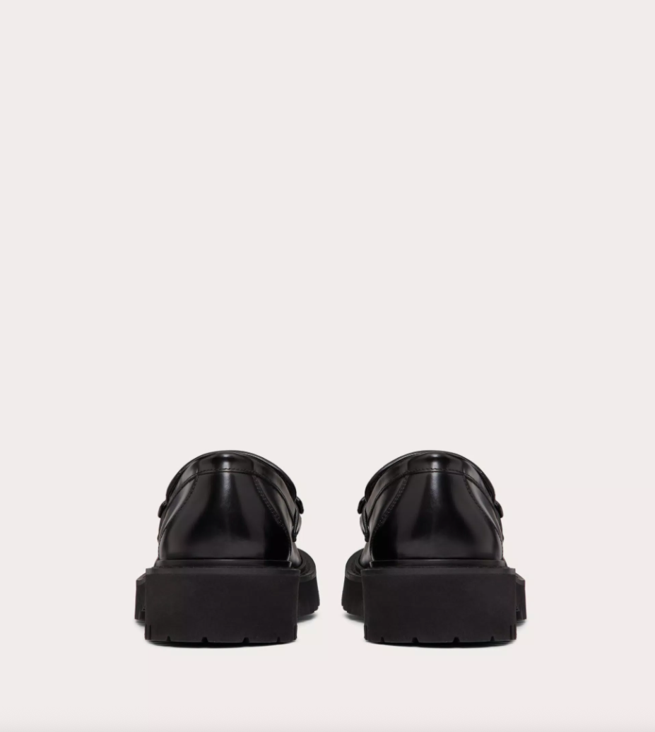 VLTN Leather Moccasins