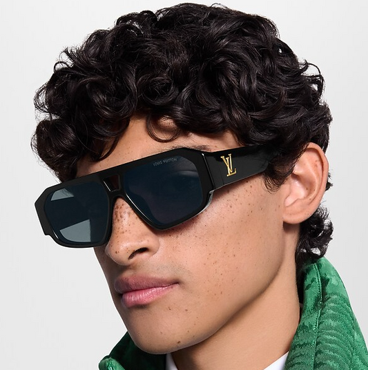 Clash Pilot Square Sunglasses Black Men