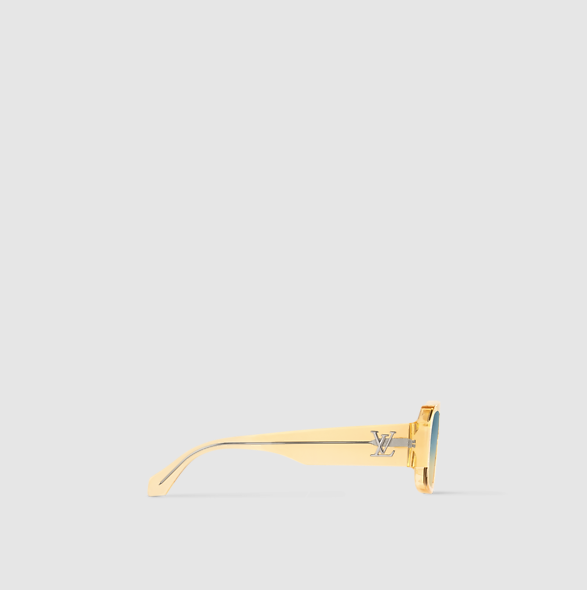Clash Pilot Square Sunglasses Yellow Men