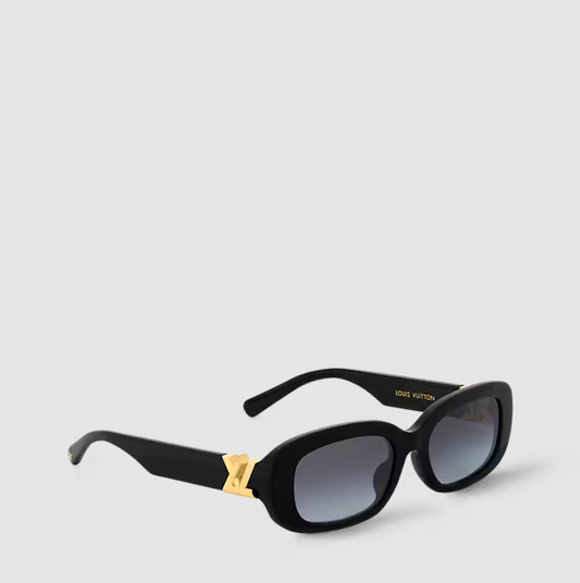 GO-14 Oval Black Sunglasses for Women
