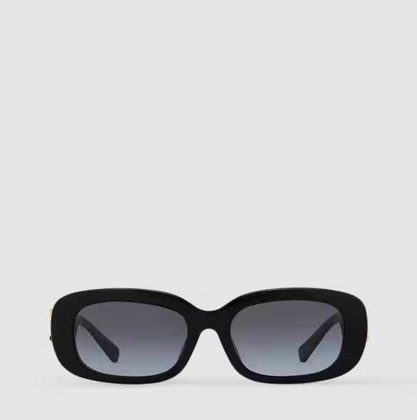 GO-14 Oval Black Sunglasses for Women