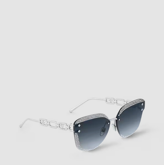 Women's Jewel Rhinestone Cat-Eye Sunglasses