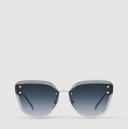 Women's Jewel Rhinestone Cat-Eye Sunglasses