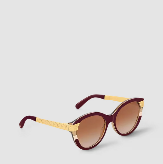 Petit Soupçon Cat Eye Burgundy Women's Sunglasses