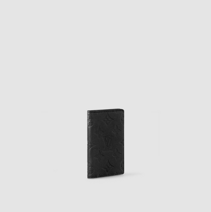 Black Monogram Pocket Organizer