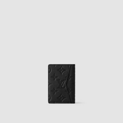 Black Monogram Pocket Organizer