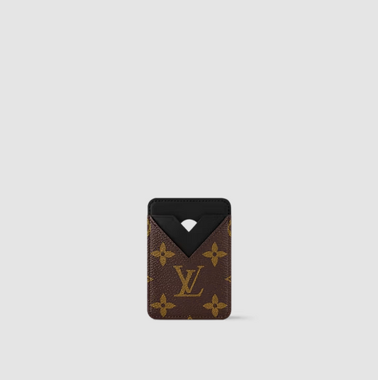 Envelope Monogram Eclipse Magnetic Credit Card Holder
