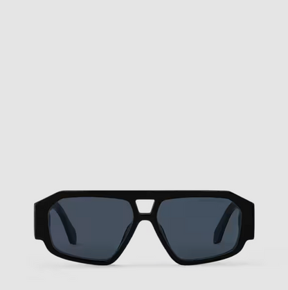 Clash Pilot Square Sunglasses Black Men
