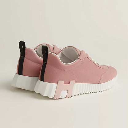 Hüpfender Sneaker Pink Aquarell