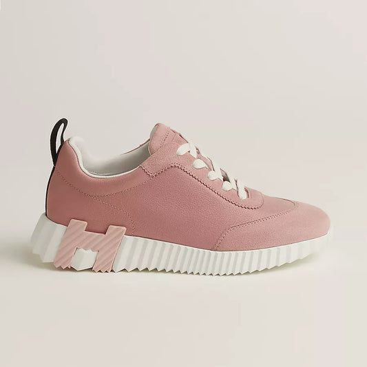 Hüpfender Sneaker Pink Aquarell