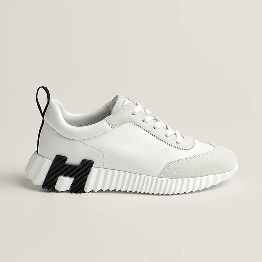 Bouncing Sneaker Wildleder Weiß