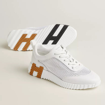 Hüpfender Sneaker Weiß