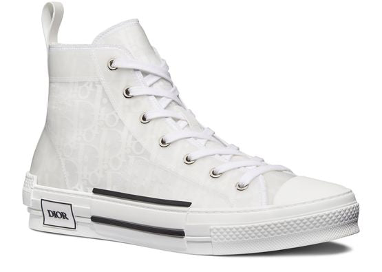 Dior B23 High Top „Dior Oblique“ Sneaker in Weiß