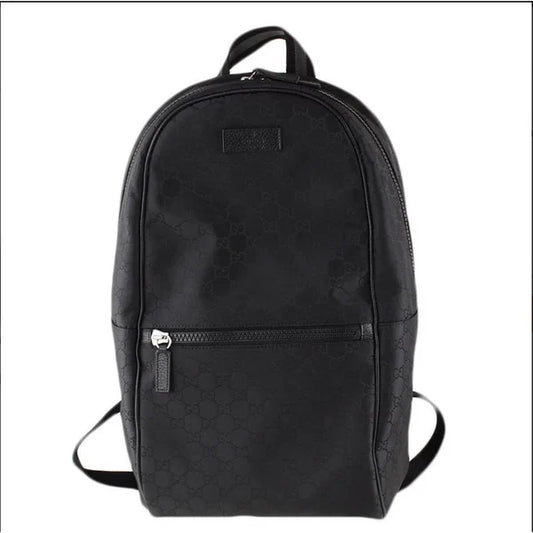 Schwarzer Rucksack aus GG-Stoff