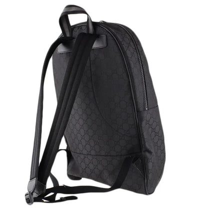 Schwarzer Rucksack aus GG-Stoff