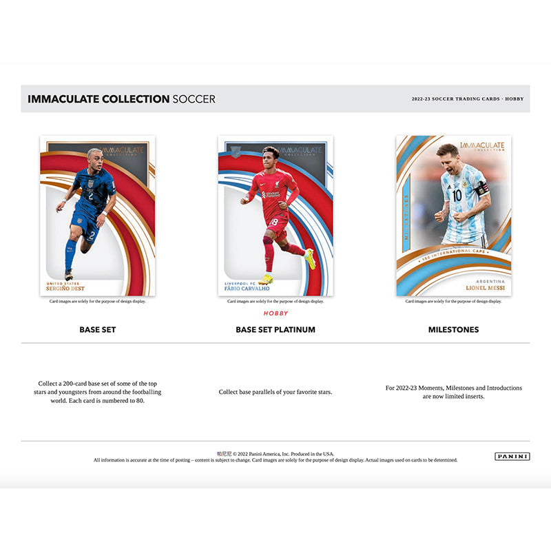2022 Panini Immaculate Soccer Hobby 6 Box Case — image 3