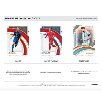 2022 Panini Immaculate Soccer Hobby 6 Box Case — image 3