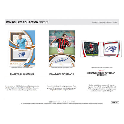 2022 Panini Immaculate Soccer Hobby 6 Box Case — image 5