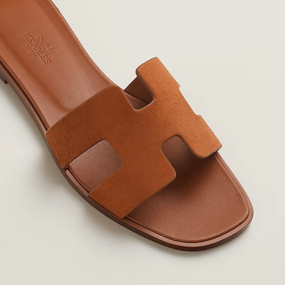Oran Braune Sandalen