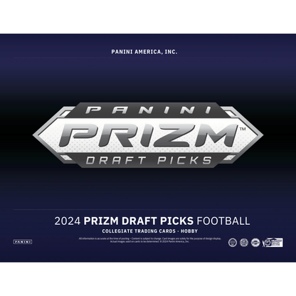 2024 Panini Prizm Draft Picks Collegiate Football Hobby 16 Box Case — image 2
