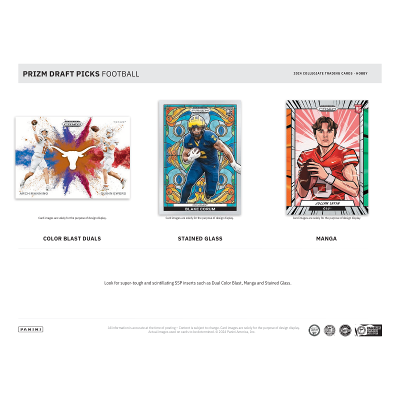 2024 Panini Prizm Draft Picks Collegiate Football Hobby 16 Box Case — image 5