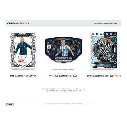 2023/24 Panini Obsidian Soccer Hobby 12 Box Case — image 3