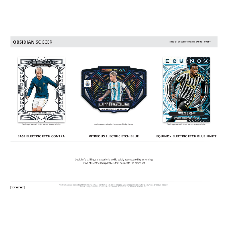 2023/24 Panini Obsidian Soccer Hobby 12 Box Case — image 4