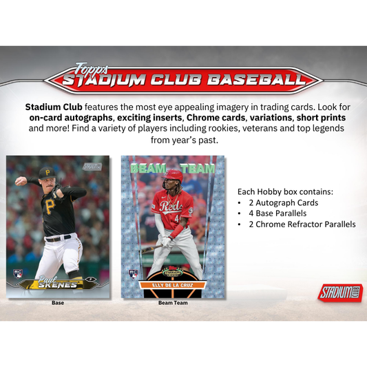 2024 Topps Stadium Club Baseball Hobby 16 Box Case — image 2