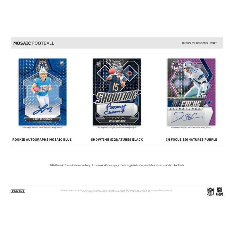 2024 Panini Mosaic Football Hobby Box — image 3
