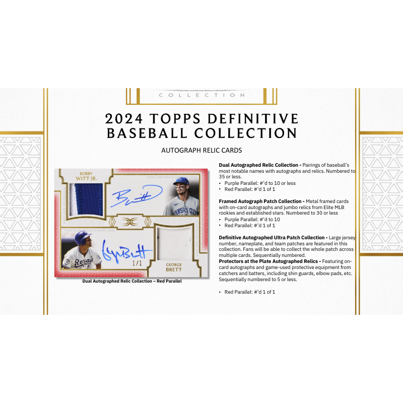2024 Topps Definitive Baseball Hobby Box — image 7