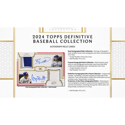 2024 Topps Definitive Baseball Hobby Box — image 7