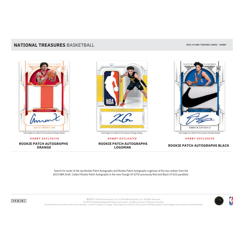 2023/24 Panini National Treasures Basketball Hobby Box — image 5