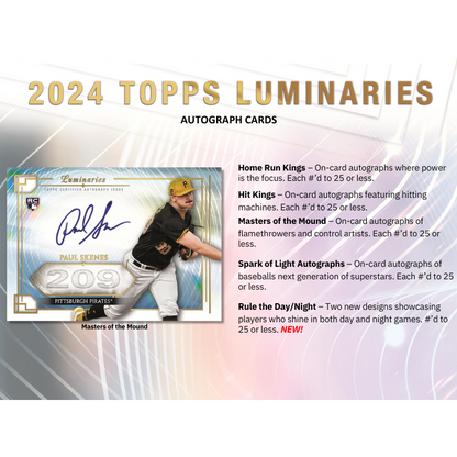 2024 Topps Luminaries Baseball Hobby Box — image 4