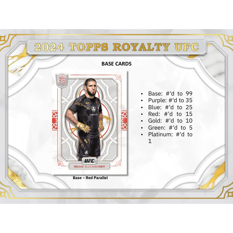 2024 Topps Royalty UFC Hobby Box — image 3