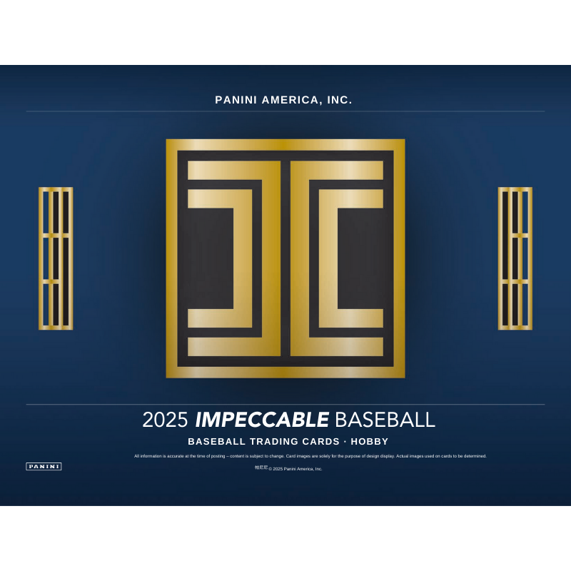 2025 Panini Impeccable Baseball Hobby 3 Box Case — image 3