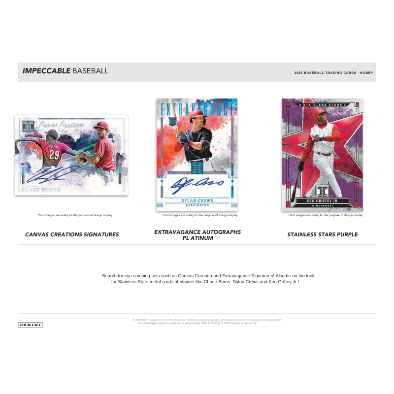 2025 Panini Impeccable Baseball Hobby 3 Box Case — image 5
